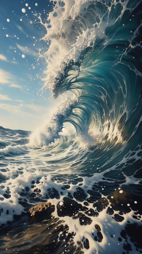 海浪黄色警报:东海东部将出现4到7米的巨浪到狂浪区