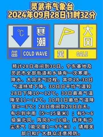 辽宁省辽阳市发布寒潮蓝色预警_1
